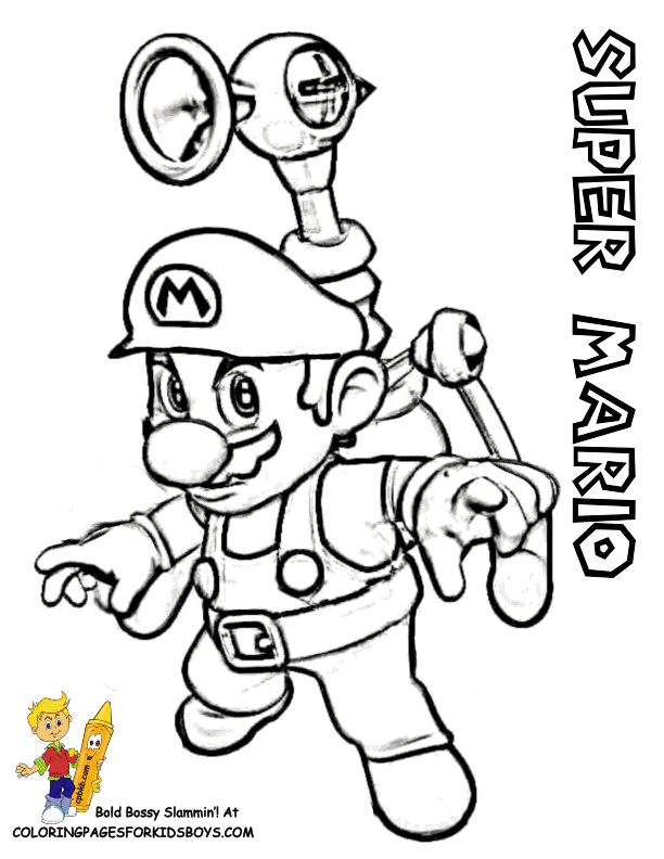 Super Mario Coloring | Super Mario |Free | Yoshi |Coloring Mario 