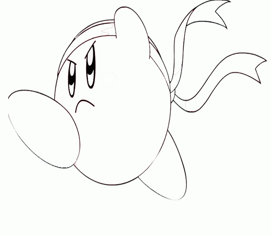 Kirby Coloring Colouring Pages