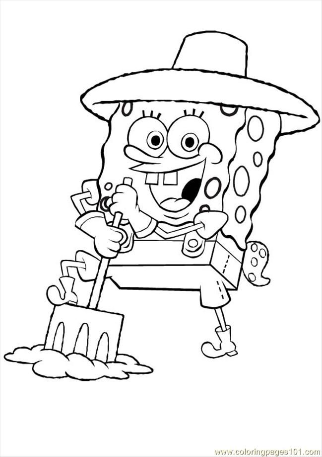 Coloring Pages Spongebob 080 (Cartoons > SpongeBob) - free 