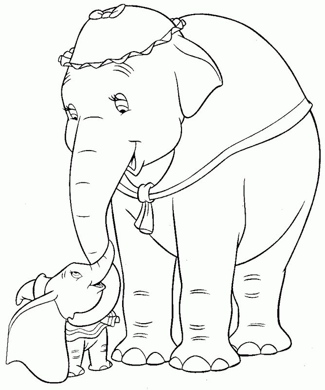Dumbo coloring page - Coloring Pages & Pictures - IMAGIXS