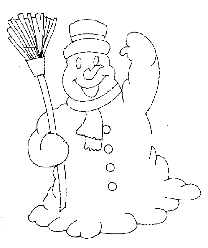 Snowman Coloring Pages 13 | Free Printable Coloring Pages 