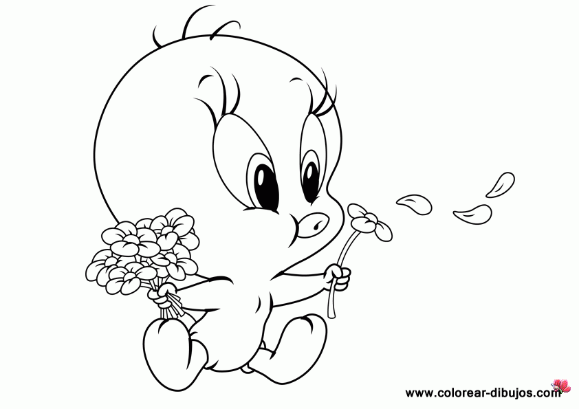 Kids Coloring Cartoon Momma Bird Coloring Pages To Print Card 
