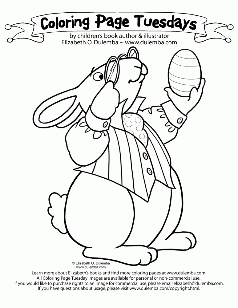 dulemba: Coloring Page Tuesday - Easter Egg Checker