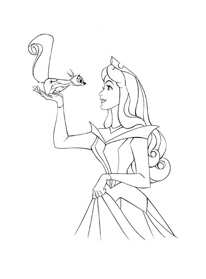 Princess Aurora Coloring Pages | Fantasy Coloring Pages