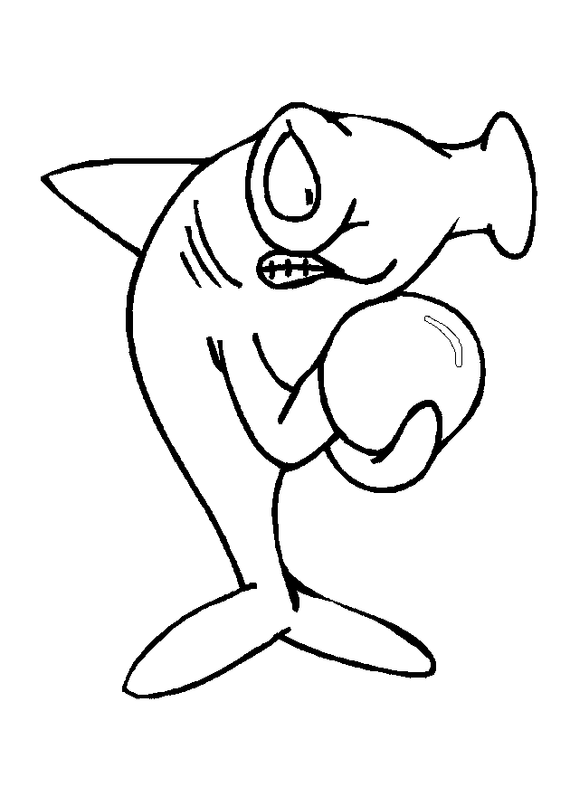 Amazing Coloring Pages: Sharks printable coloring pages