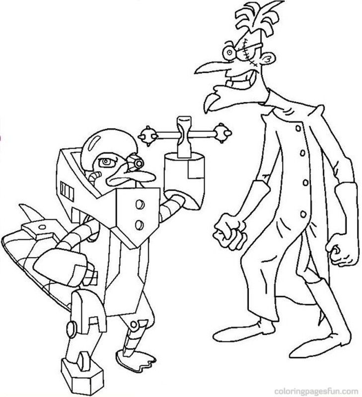 Phineas and Ferb | Free Printable Coloring Pages 