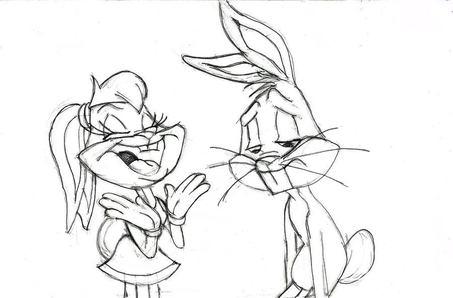 Lola and Bugs Bunny by ImNotThere93 on deviantART.
