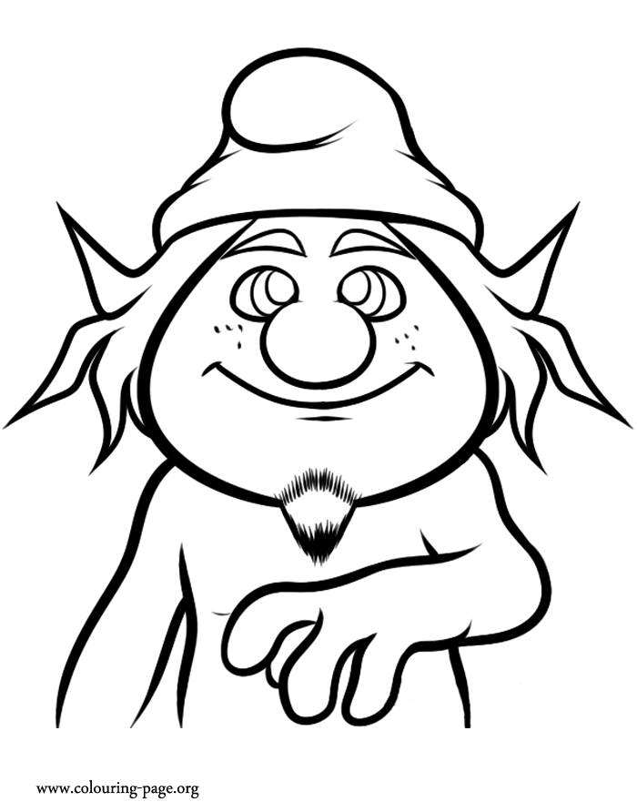 The Smurfs - Hackus coloring page
