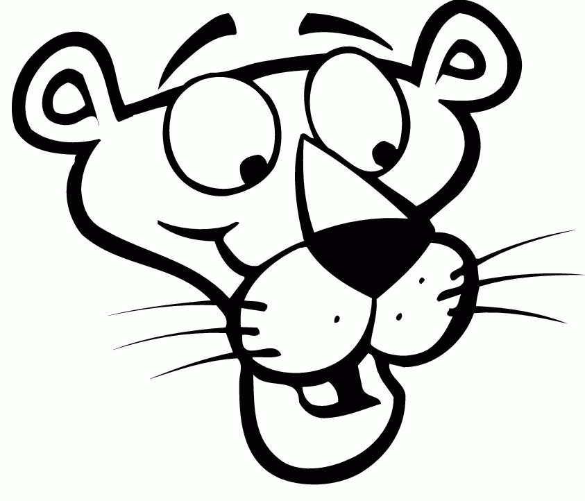 pink panther cartoon character vinyl graphics decal – Mikes Graphics