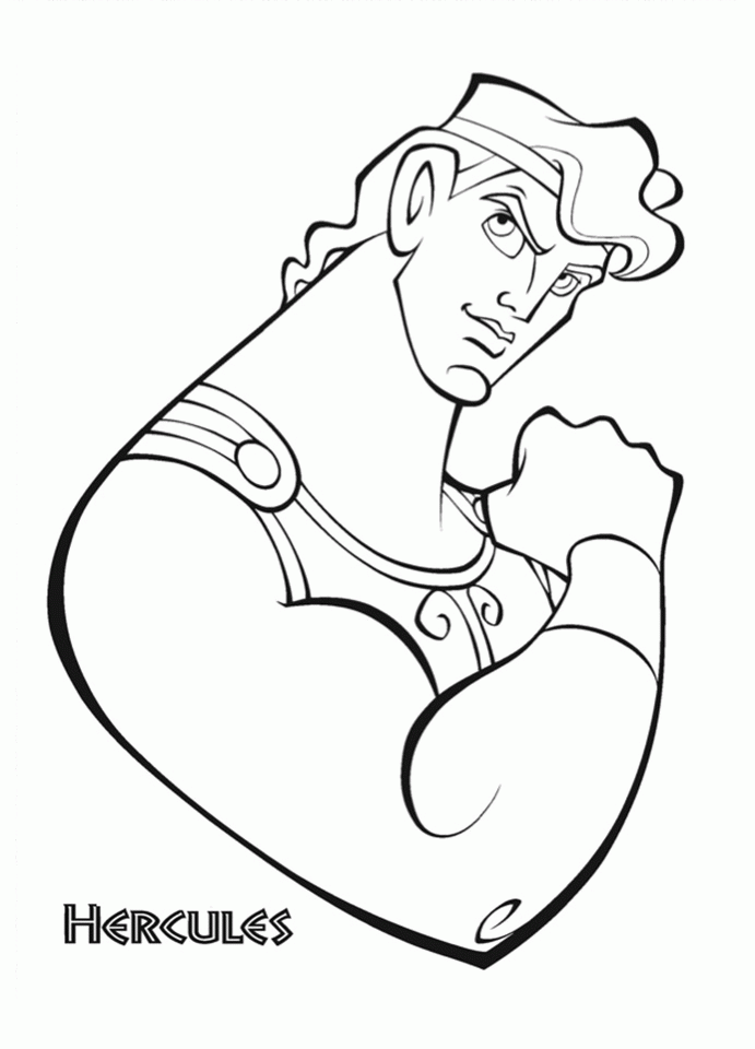Free Printable Hercules Coloring Pages For Kids