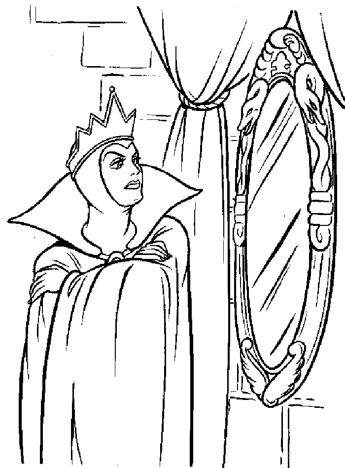 Snow White Coloring Pages To Print Coloring Home