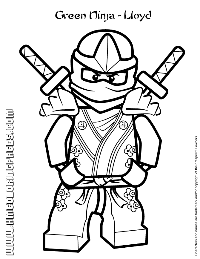 Free Printable Lego Ninjago Coloring Pages | H & M Coloring Pages