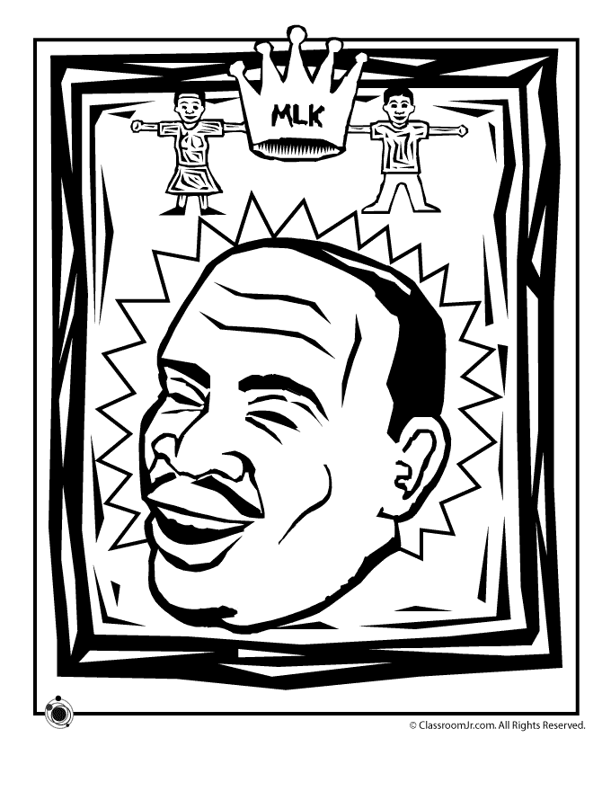 Martin Luther King Coloring Pages | Woo! Jr. Kids Activities : Children's  Publishing