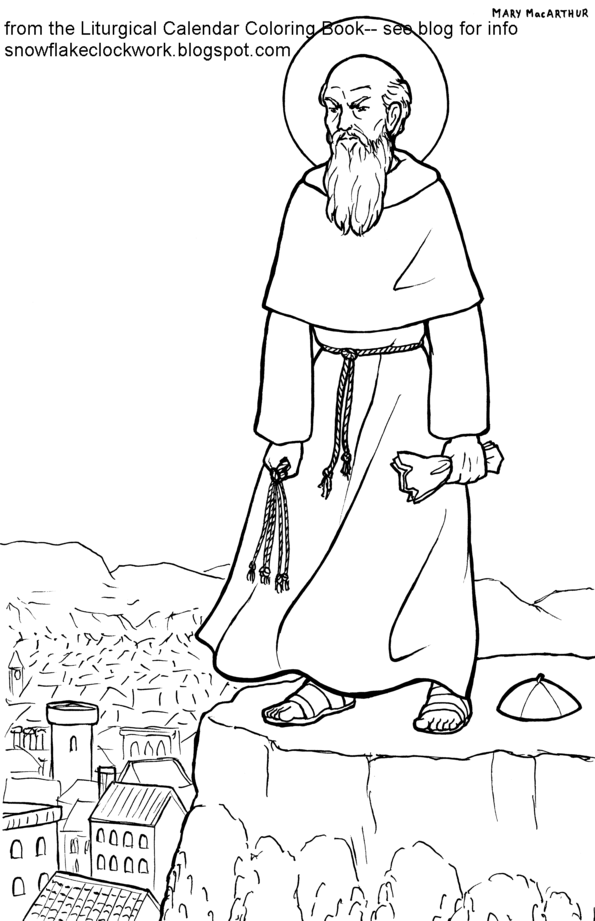 St. Joseph Coloring Pages - Coloring Home