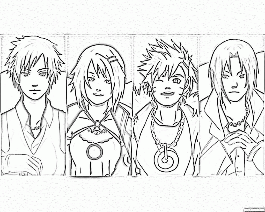 Naruto Printable Coloring Pages - Coloring Page Photos