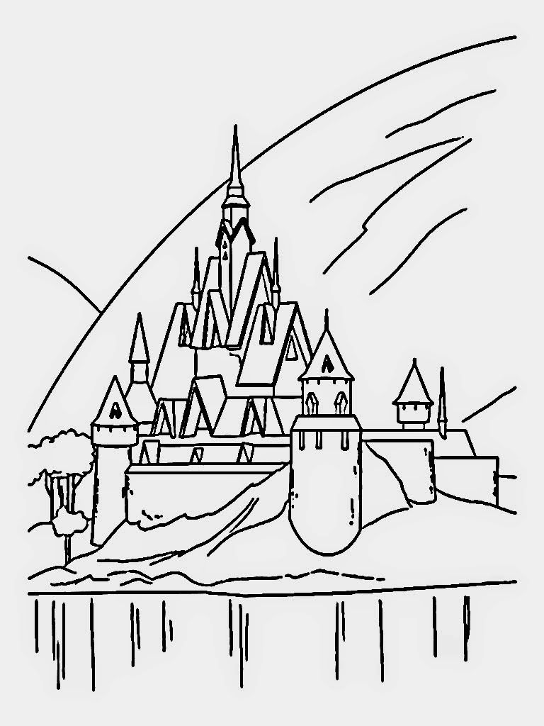 Sleeping Beauty Castle Coloring Pages | Nice Castles