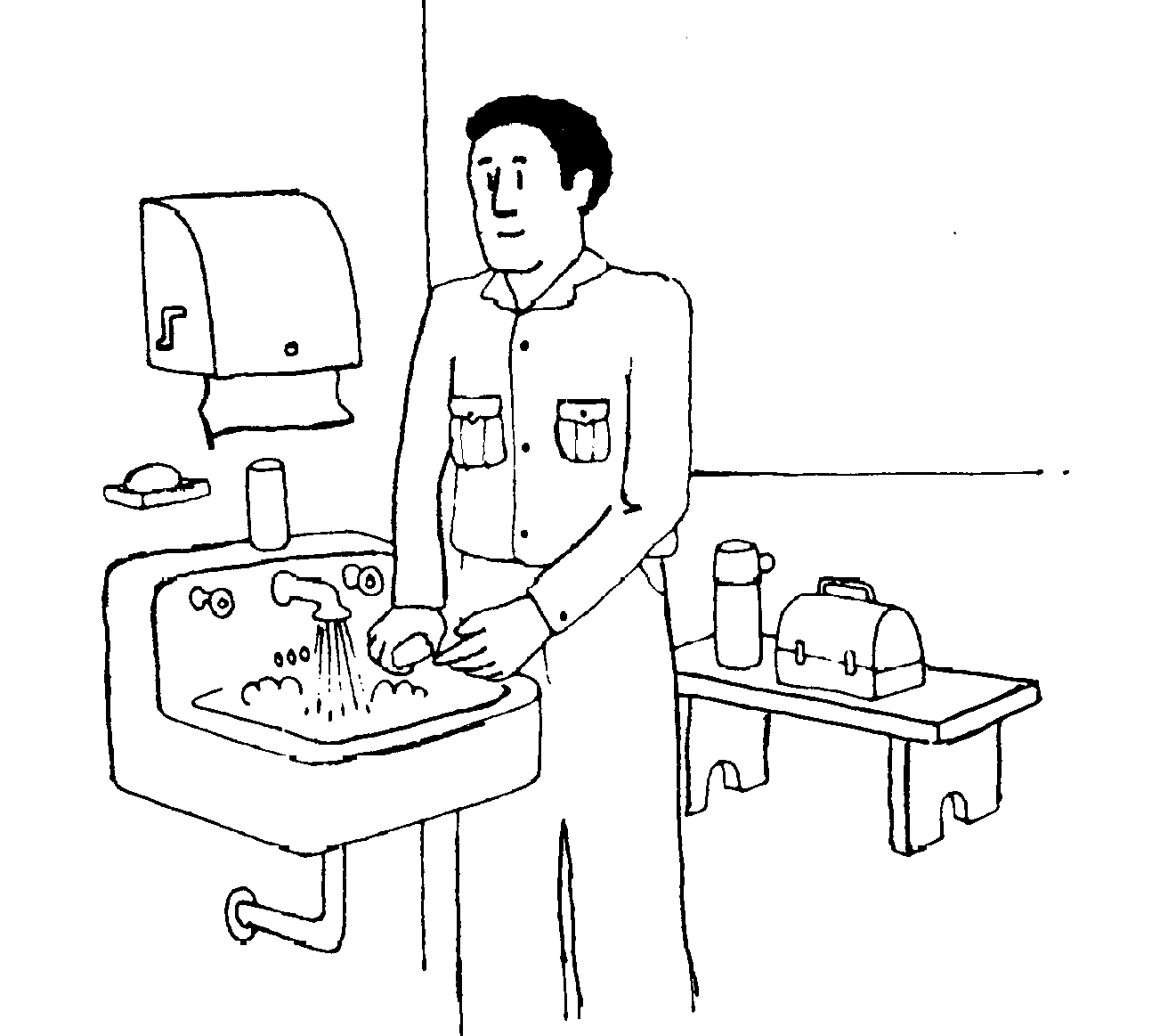 Free Coloring Pages Of Soap To Wash Your Hands Hand Washing Coloring Home