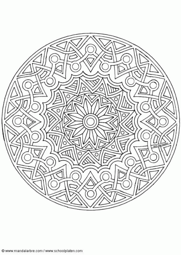 Free Intricate Coloring Sheets - Pa-g.co