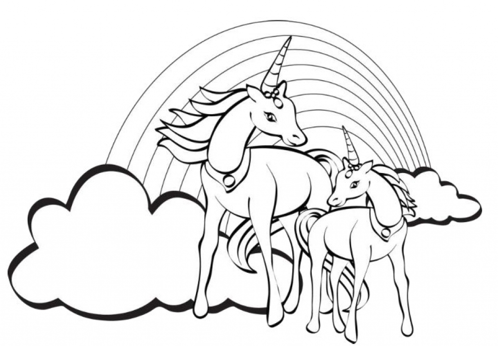 The best free Unicorn coloring page images. Download from 2053 ...