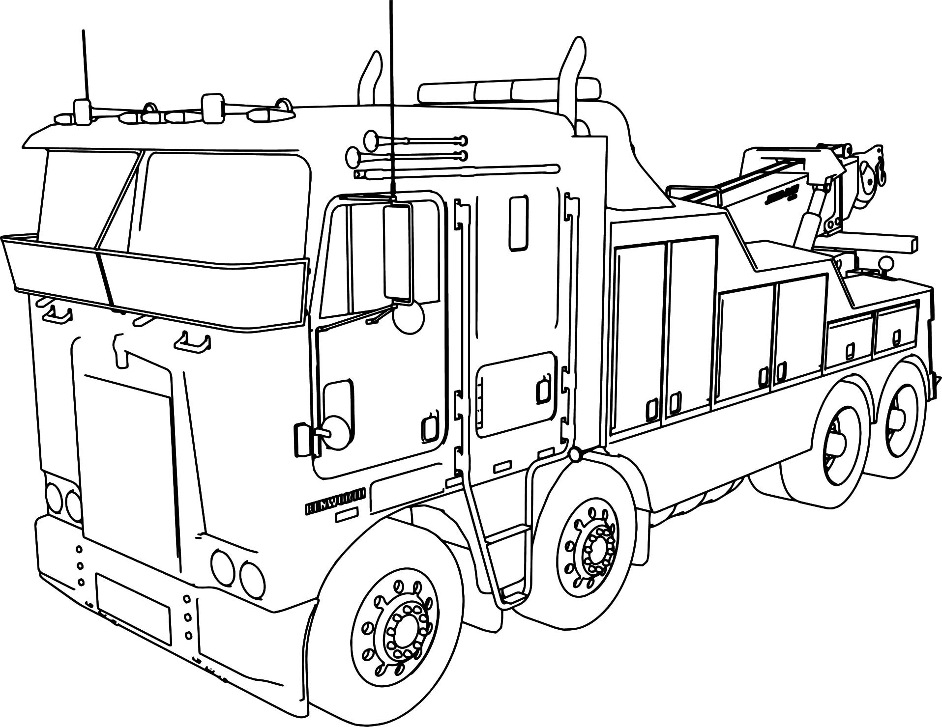 15 Most Bang-up Coloring Pages Log Trucking Page For Kids ...