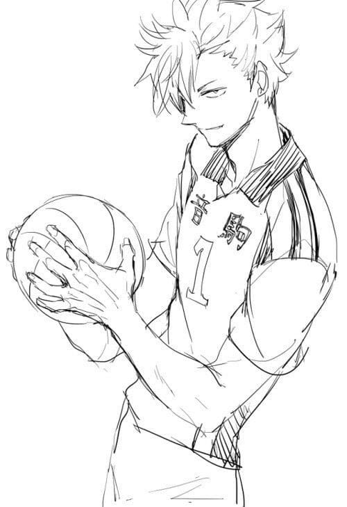 Coloring pages Haikyuu!! Print for free | WONDER DAY — Coloring pages for  children and adults