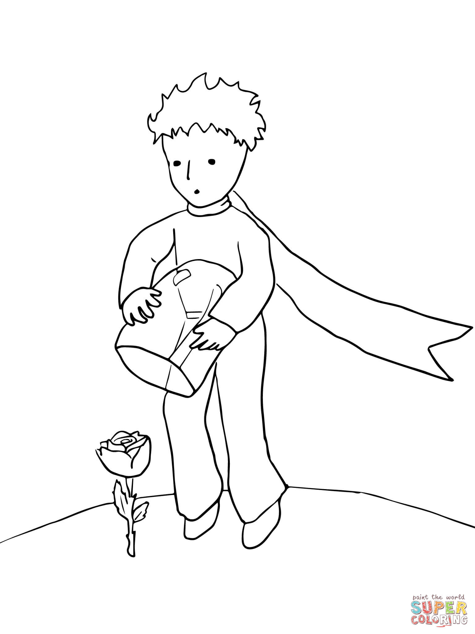 Little Prince coloring pages | Free Coloring Pages