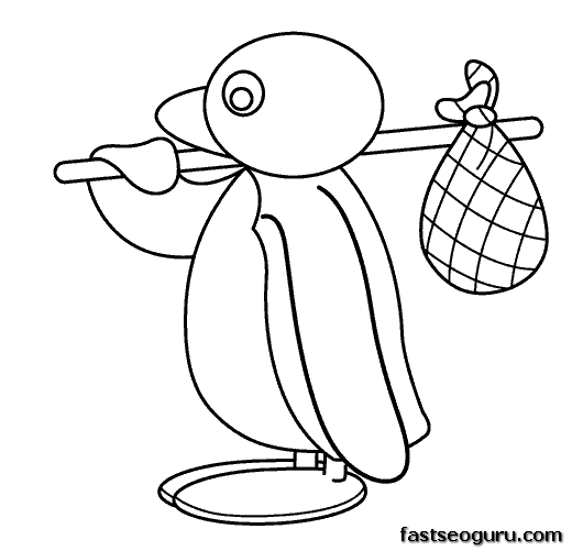 Printable Cartoon Pingu coloring pages | printables | Pinterest ...