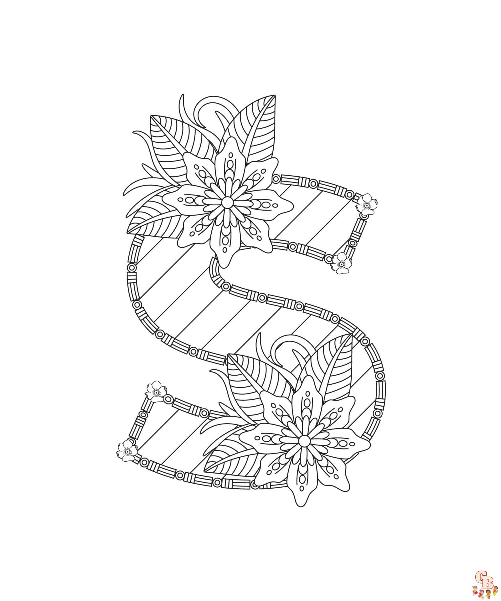 Free Printable Letter S Coloring Pages for Kids