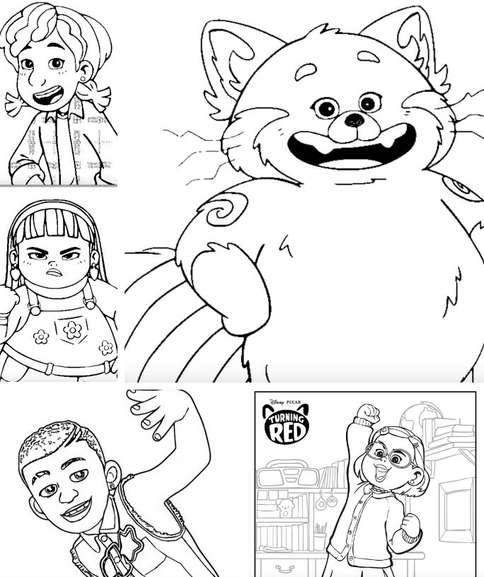 20+ Best Turning Red Coloring Pages - Magical Adventure Guide