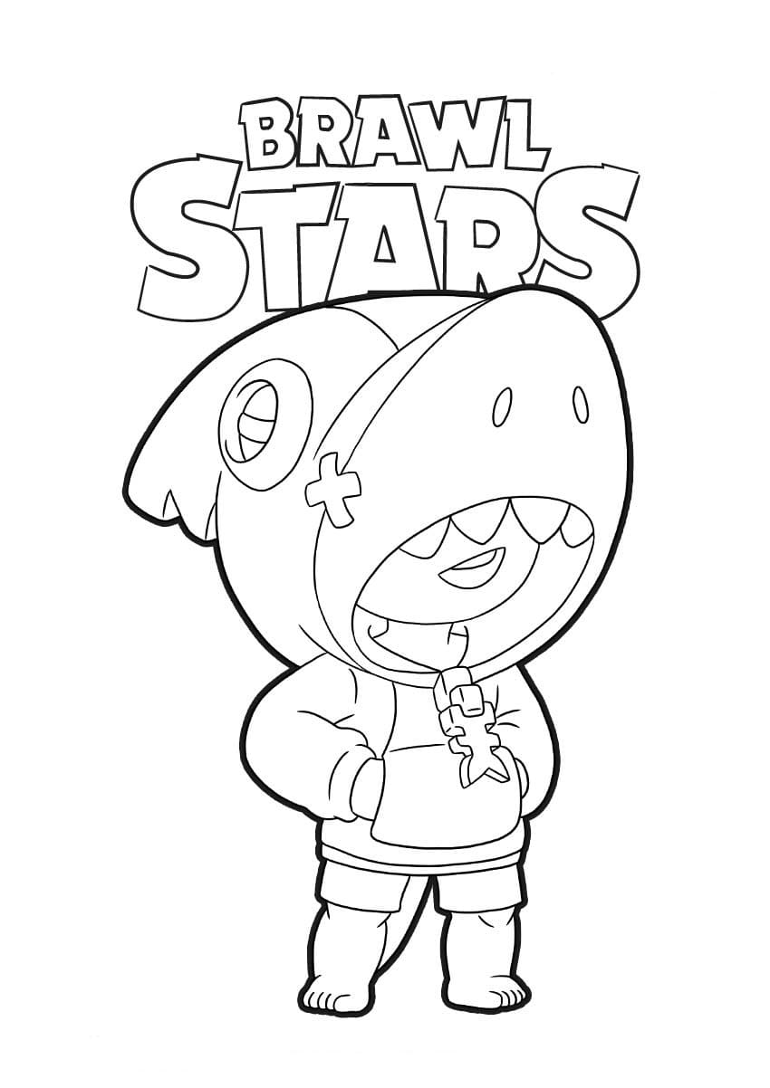 Brawl Stars Werewolf Leon Coloring Pages Coloring And Drawing - lion brawl stars colorir