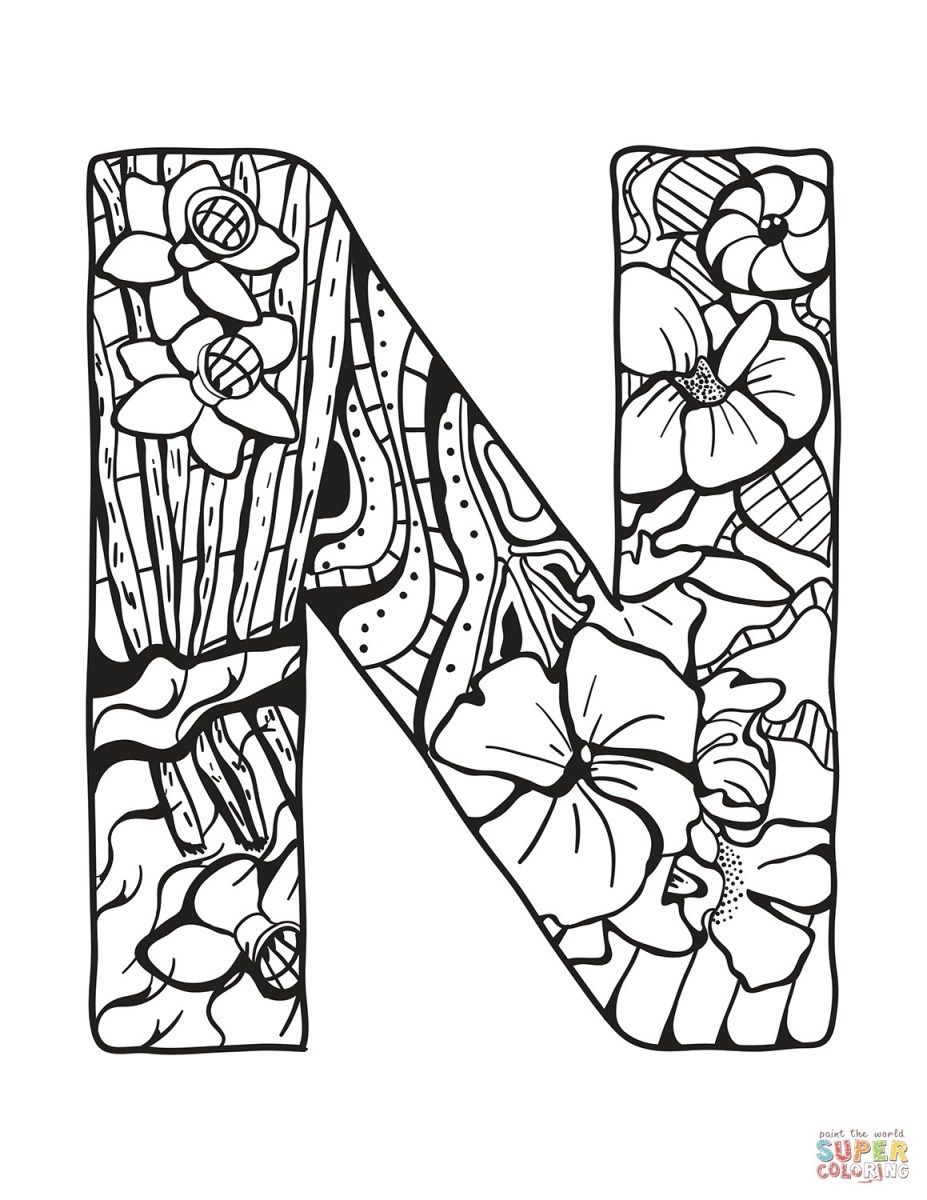 Zentangle Coloring Pages Free To Print - Pusat Hobi