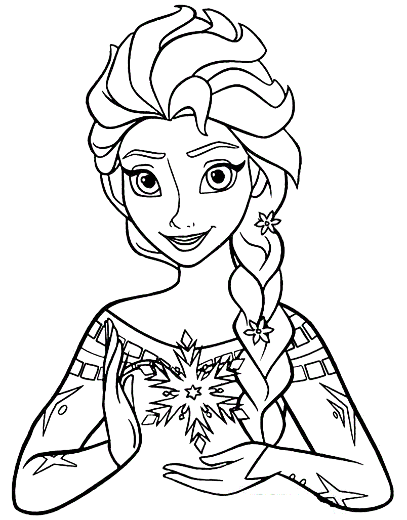 Elsa And Anna Frozen Coloring Pages   Printable Shelter   Coloring ...