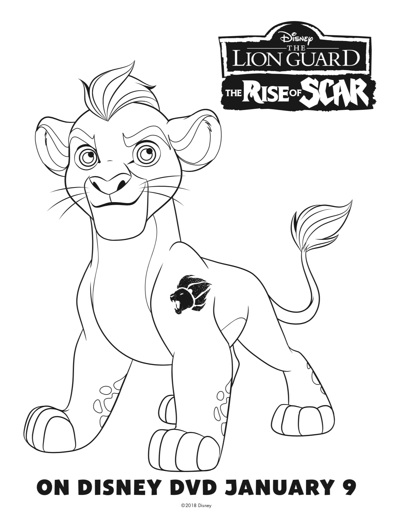 Free Printable Disney The Lion Guard Coloring Pages + ...