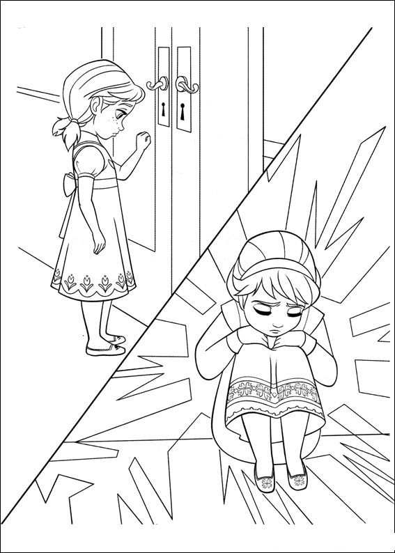 Young Elsa Coloring Pages at GetDrawings | Free download