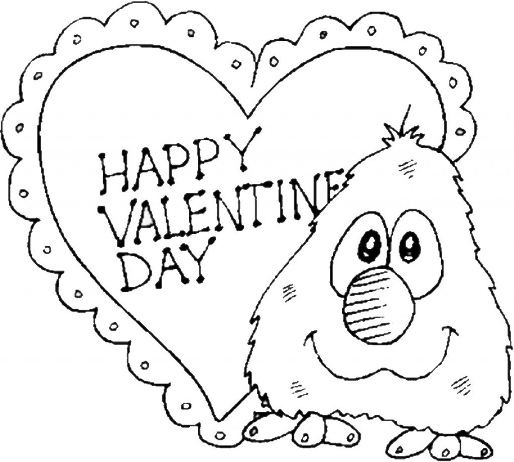 Coloring Pages : Coloring Pages For Kids Valentines Day Hard ...