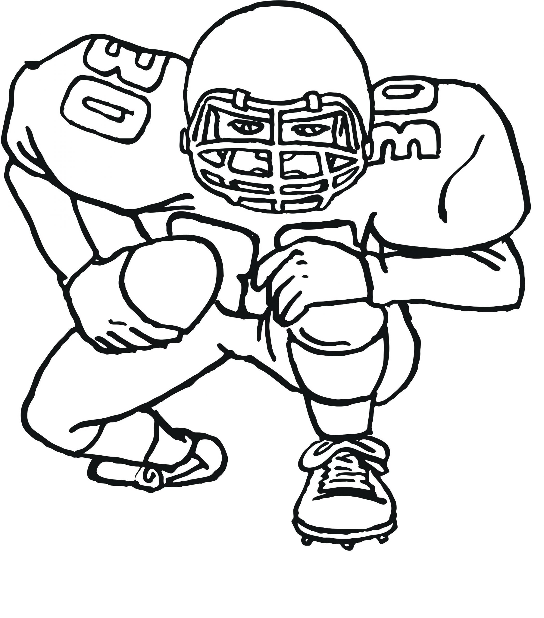 New Coloring Pages : Color Nfl Jersey Football Free Sports ...