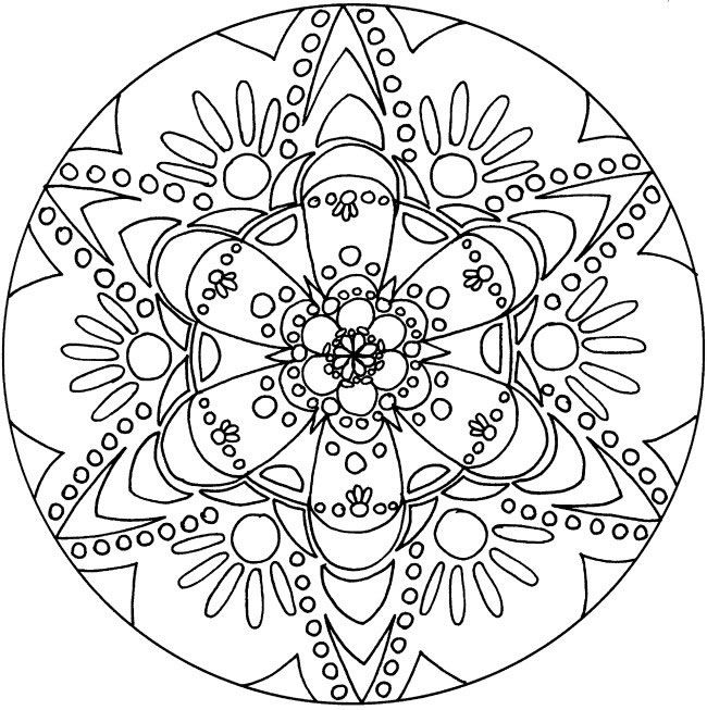 Coloriage Mandalas - Mandalas 23 a 34 à colorier | Allofamille | Abstract coloring  pages, Mandala coloring pages, Coloring pages