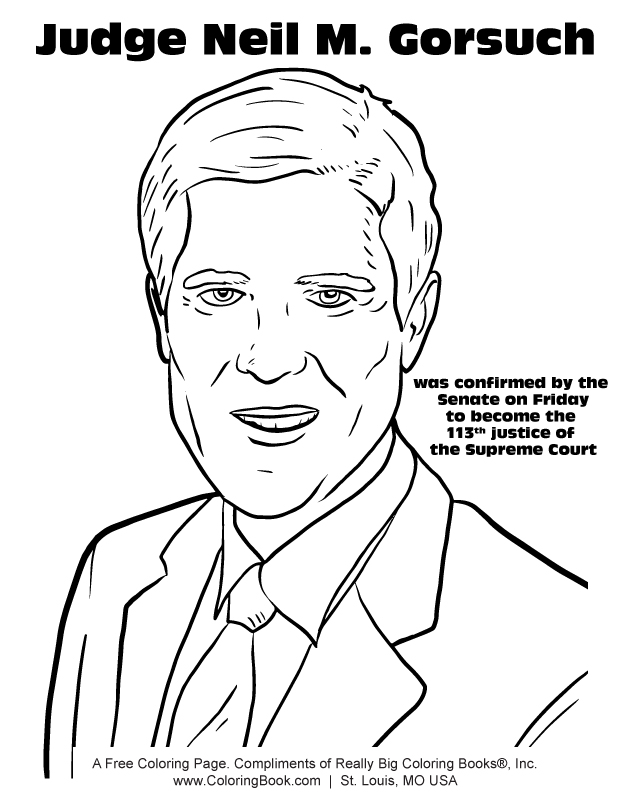 Judge Coloring Pages - Coloring Home