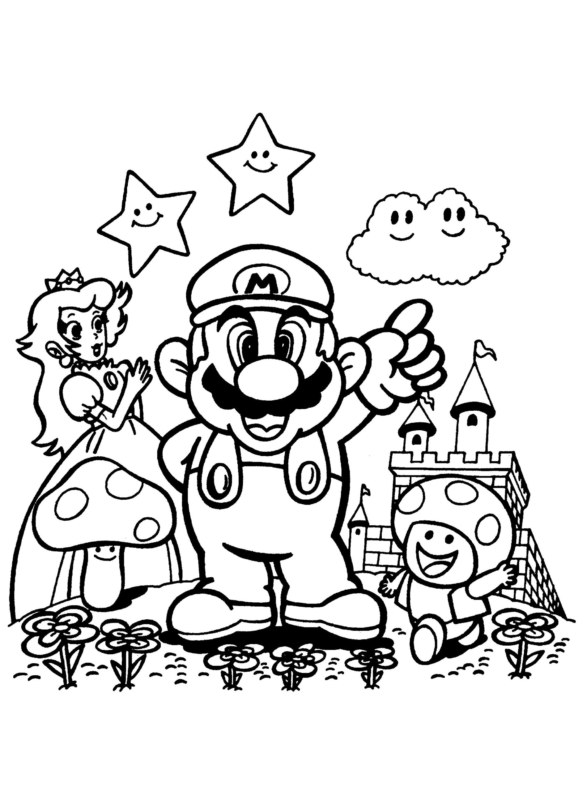 Super Mario Images To Print Coloring Pages Best Of Super Mario ...