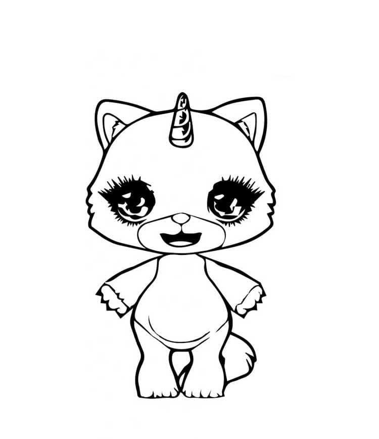 Kitten Poopsie Slime Surprise Coloring Page - Free Printable Coloring Pages  for Kids