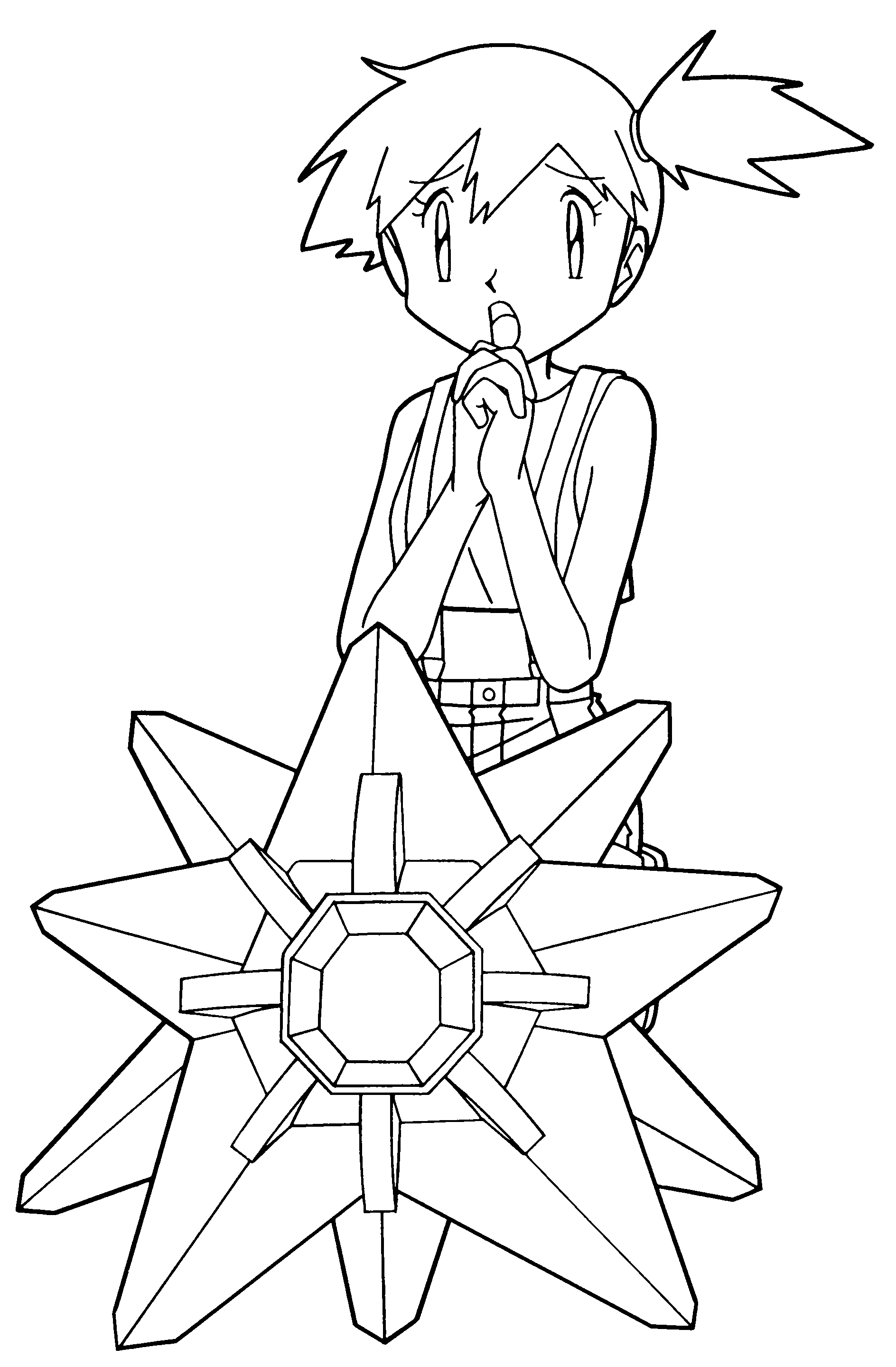 Misty Pokemon Coloring Pages Coloring Home