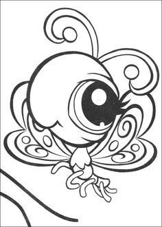 Littlest Pet Shop Coloring Page - Coloring Pages for Kids and for ...