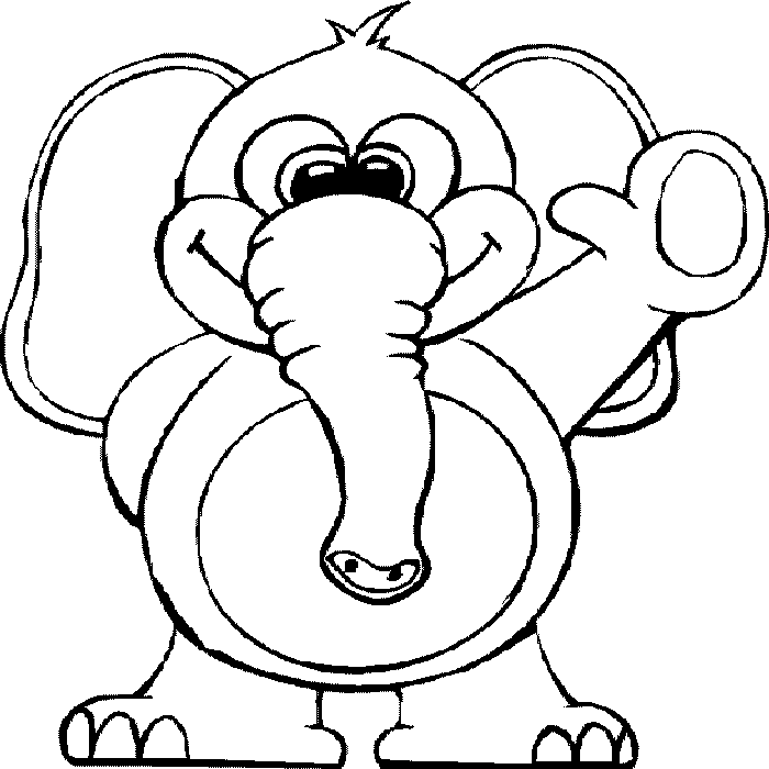 Funny Animal Coloring Pages 010. Colored Pictures Of Animals ...