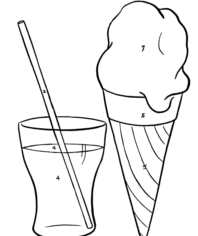 Boy Drinking Coloring Pages - Coloring Pages For All Ages