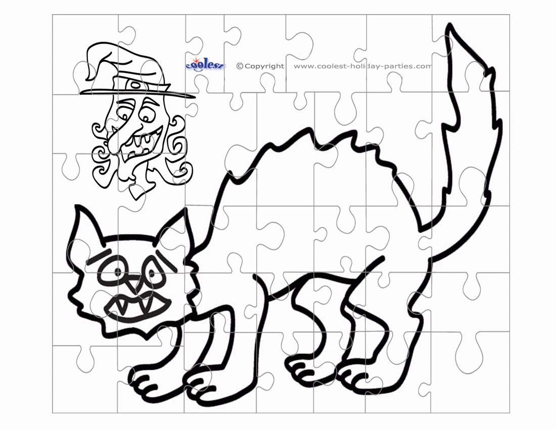 Printable Coloring Pages Puzzles - Coloring Home