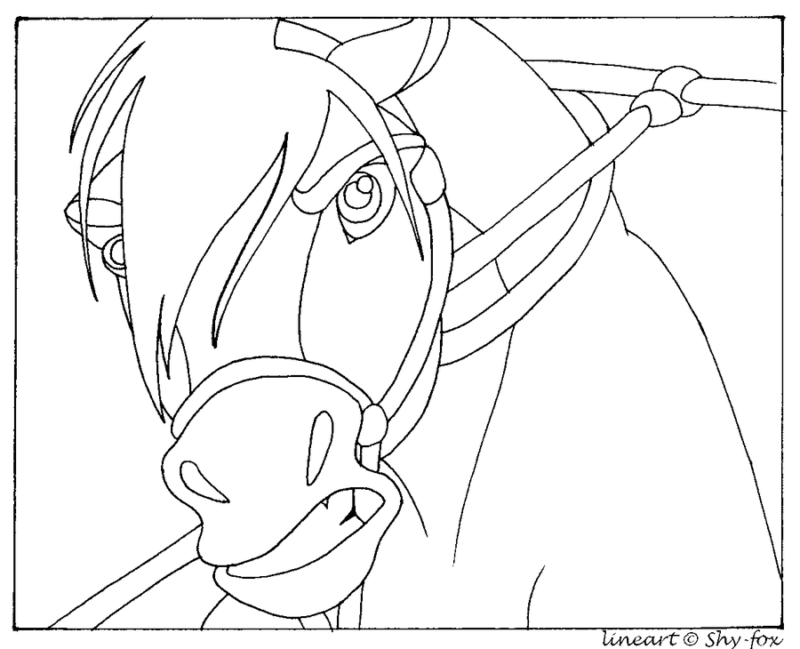 9 Pics of Spirit Running Coloring Pages - Spirit Horse Drawings to ...