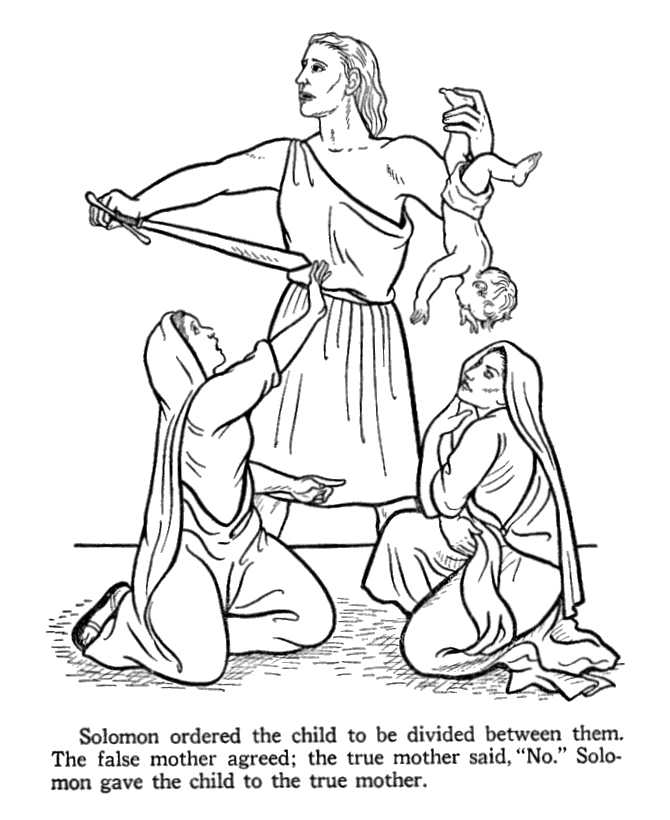 King Solomon Coloring Page Coloring Home