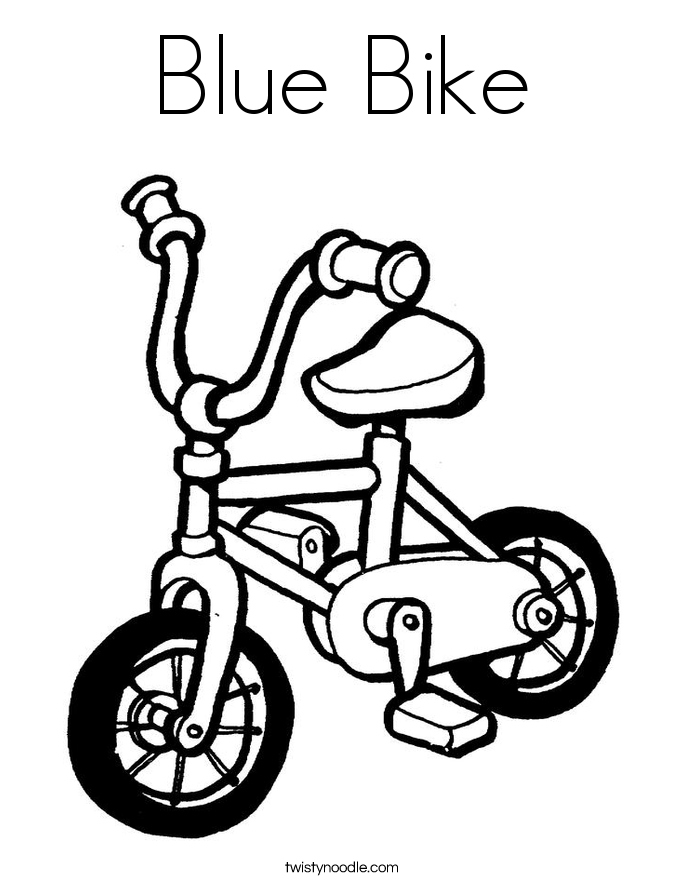 Bike Coloring Pages - Twisty Noodle