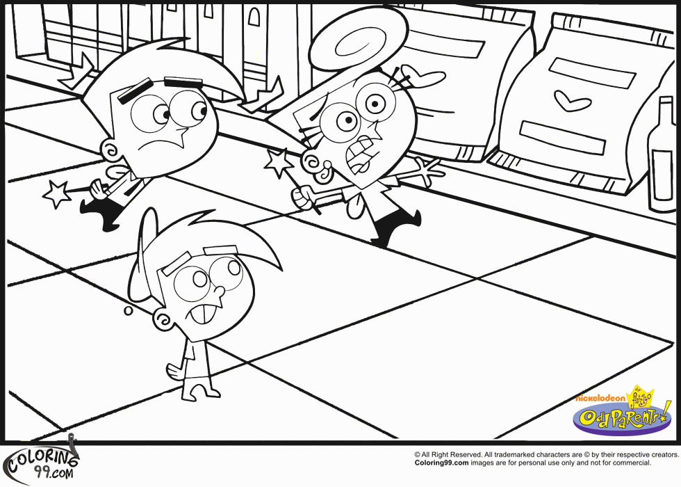 Title Fairly Odd Parents Coloring Pages Can Bookmark - Colorine ...