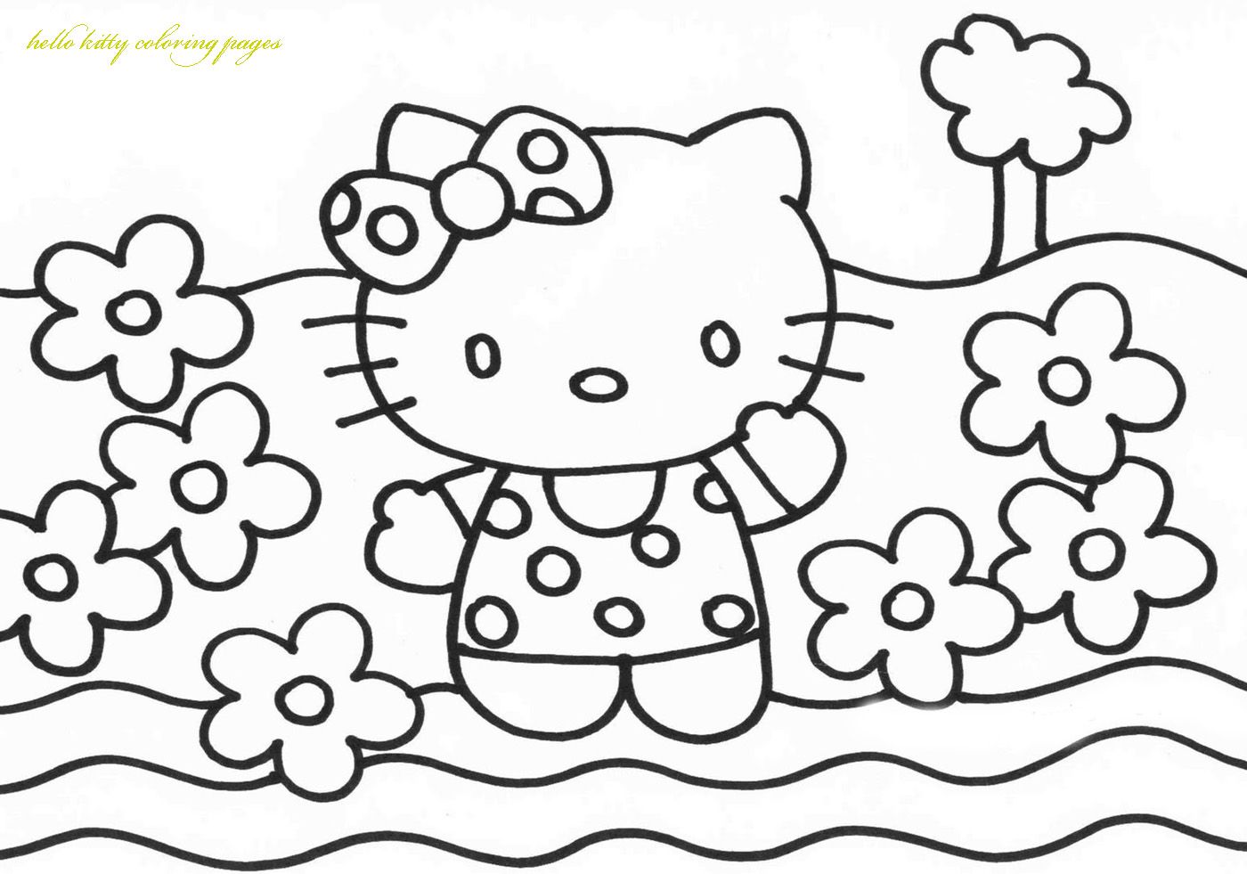 Hello Kitty Coloring Pages | Forcoloringpages.com